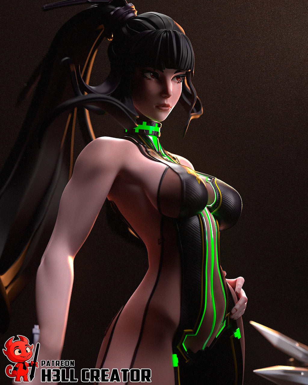 EVE resin statue - Hand Painted Collectible Figure, 19.7 cm (7.8 in)
