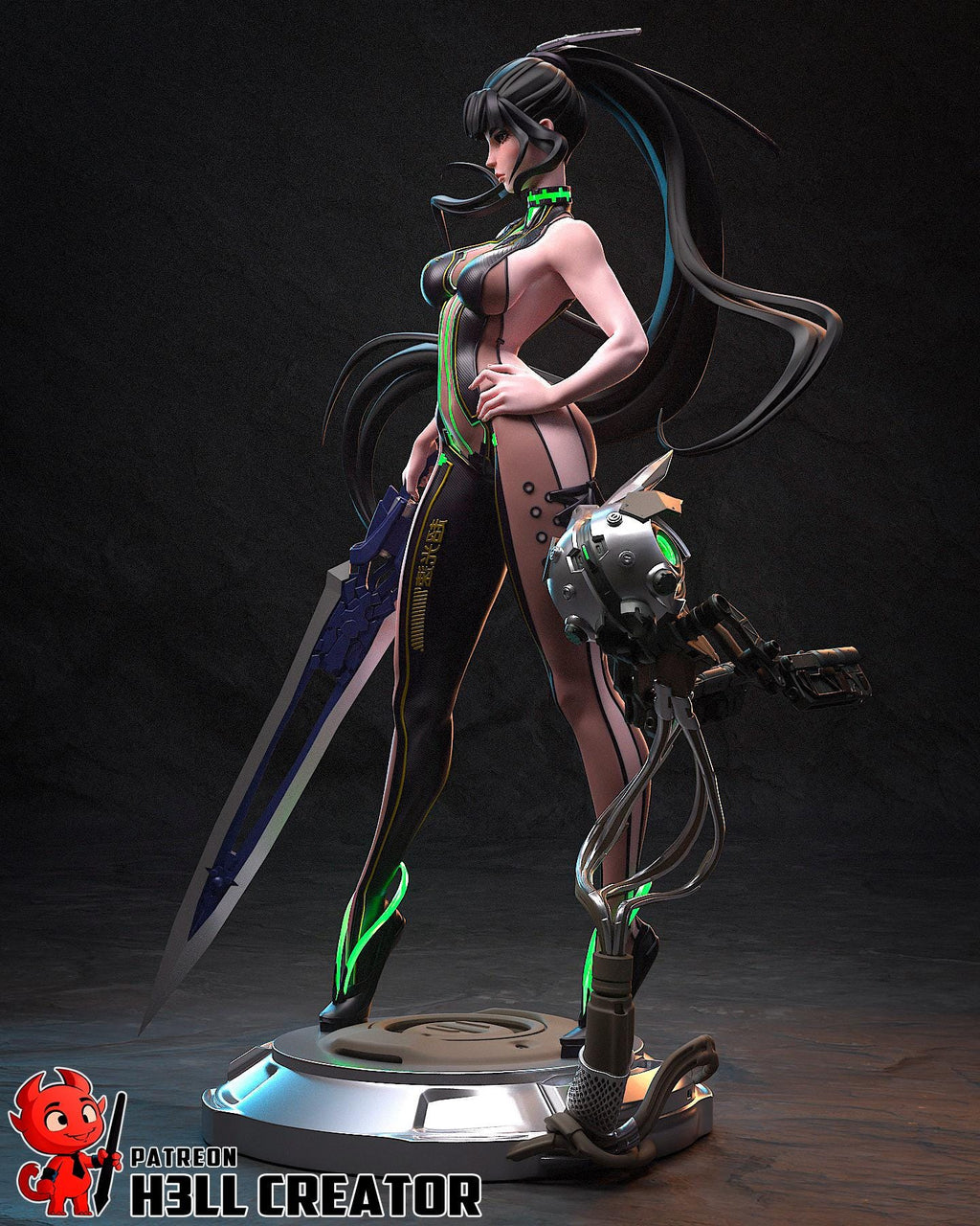EVE resin statue - Hand Painted Collectible Figure, 19.7 cm (7.8 in)