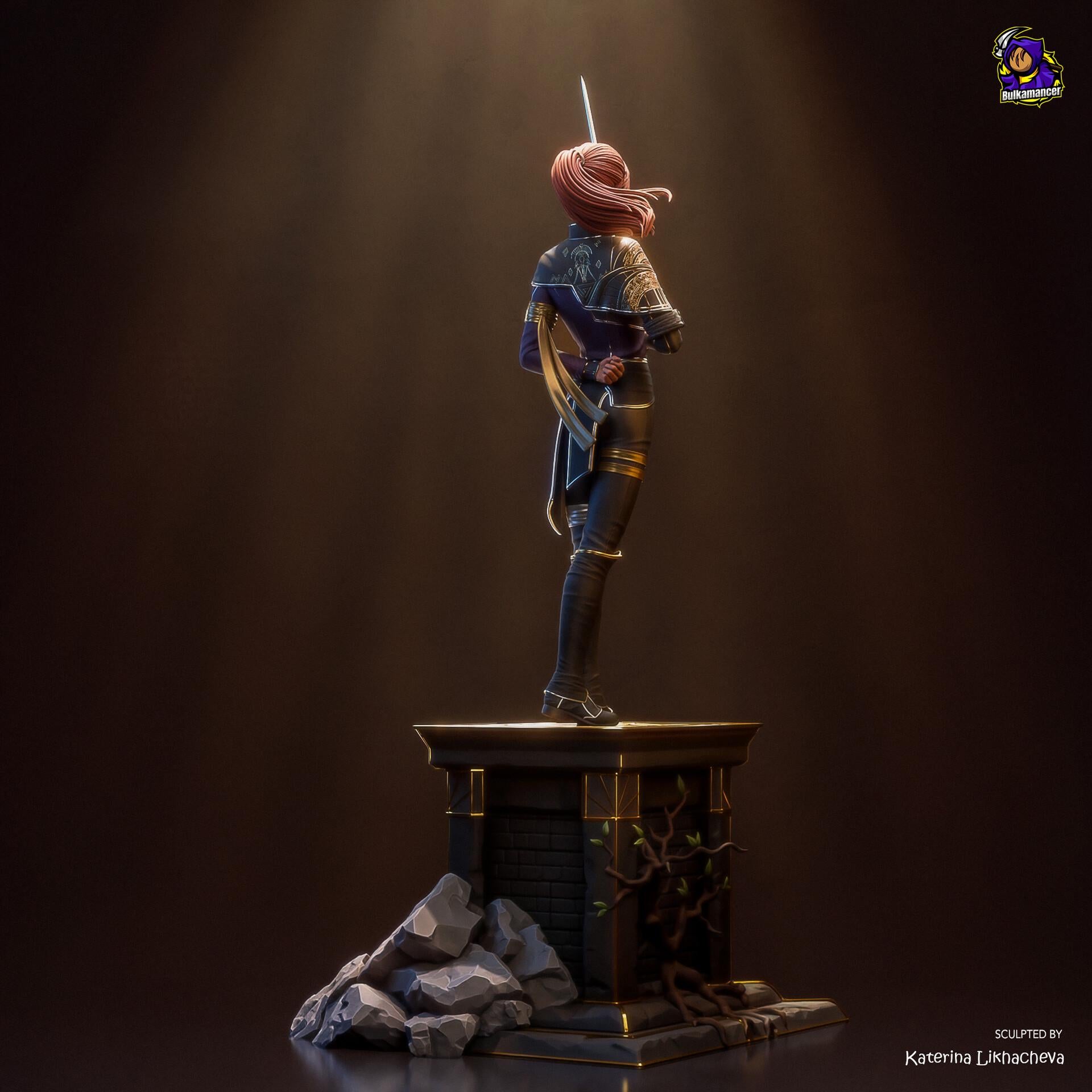 Maelle Clair Obscur Figure, Resin Statue, Hand Painted Collectible