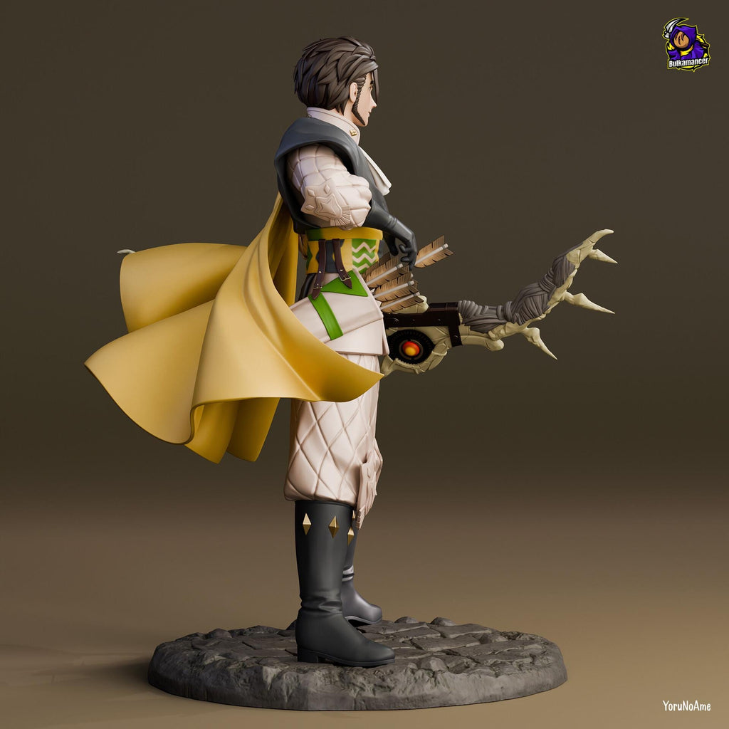 Claude von Riegan Figure, Resin Statue, Hand Painted Collectible