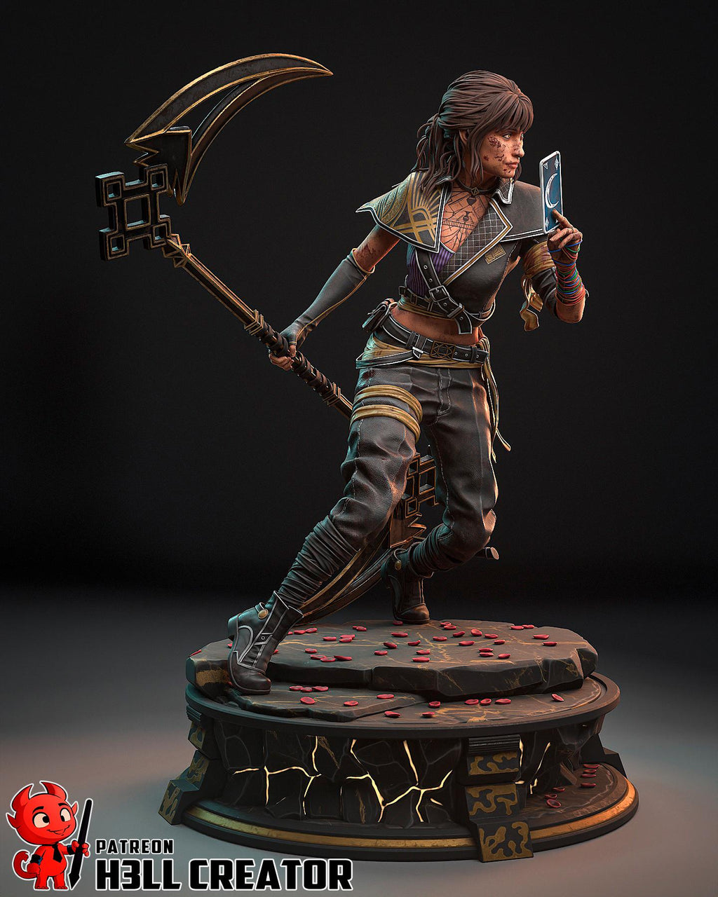 Sciel Resin Statue, Hand Painted Collectible Figure, 168 mm (6.6 in)