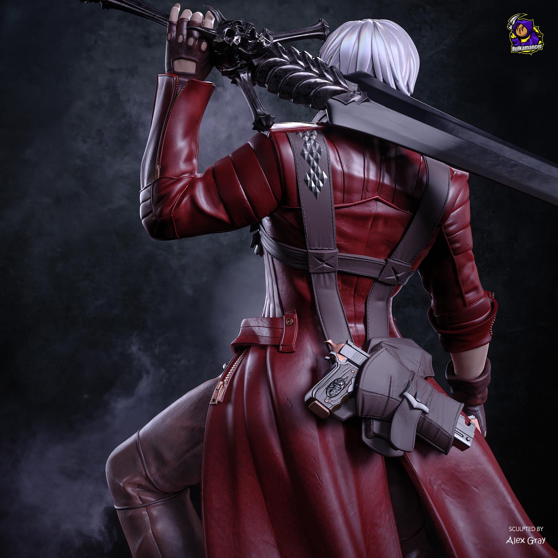 Dante Resin Figure, Hand Painted Collectible Statue, Coat Or Shirtless