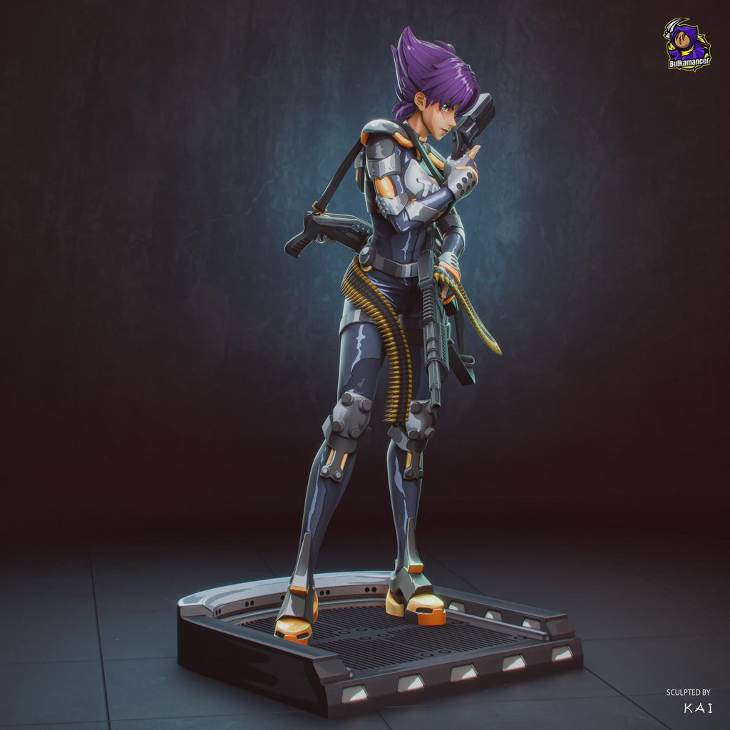 Konoko Oni resin figure, Hand Painted Resin Statue, 22.4 cm (8.8 in)