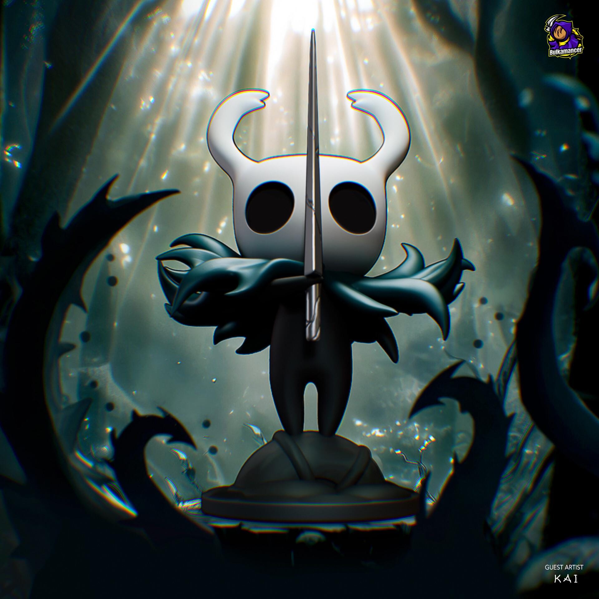 The Knight Hollow Knight Resin Figure, Hand Painted Statue, 10.5 cm (4.13 in)