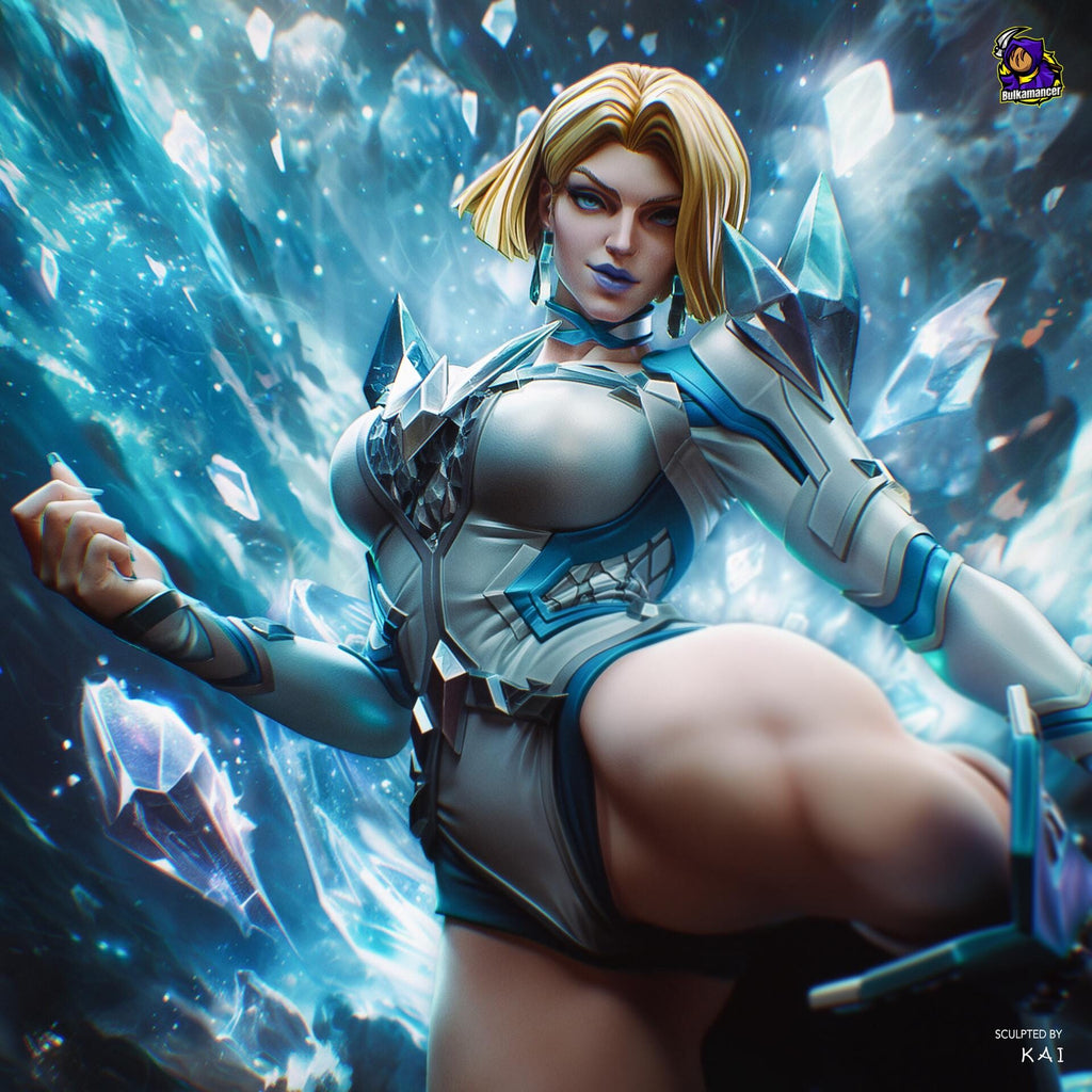 Emma Frost resin figure, Hand Painted Collectible Statue, 25.4 cm (10 in)