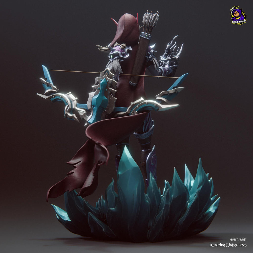 Sylvanas Windrunner Figure, Resin Statue, Hand Painted, 27.3 cm (10.75 in)