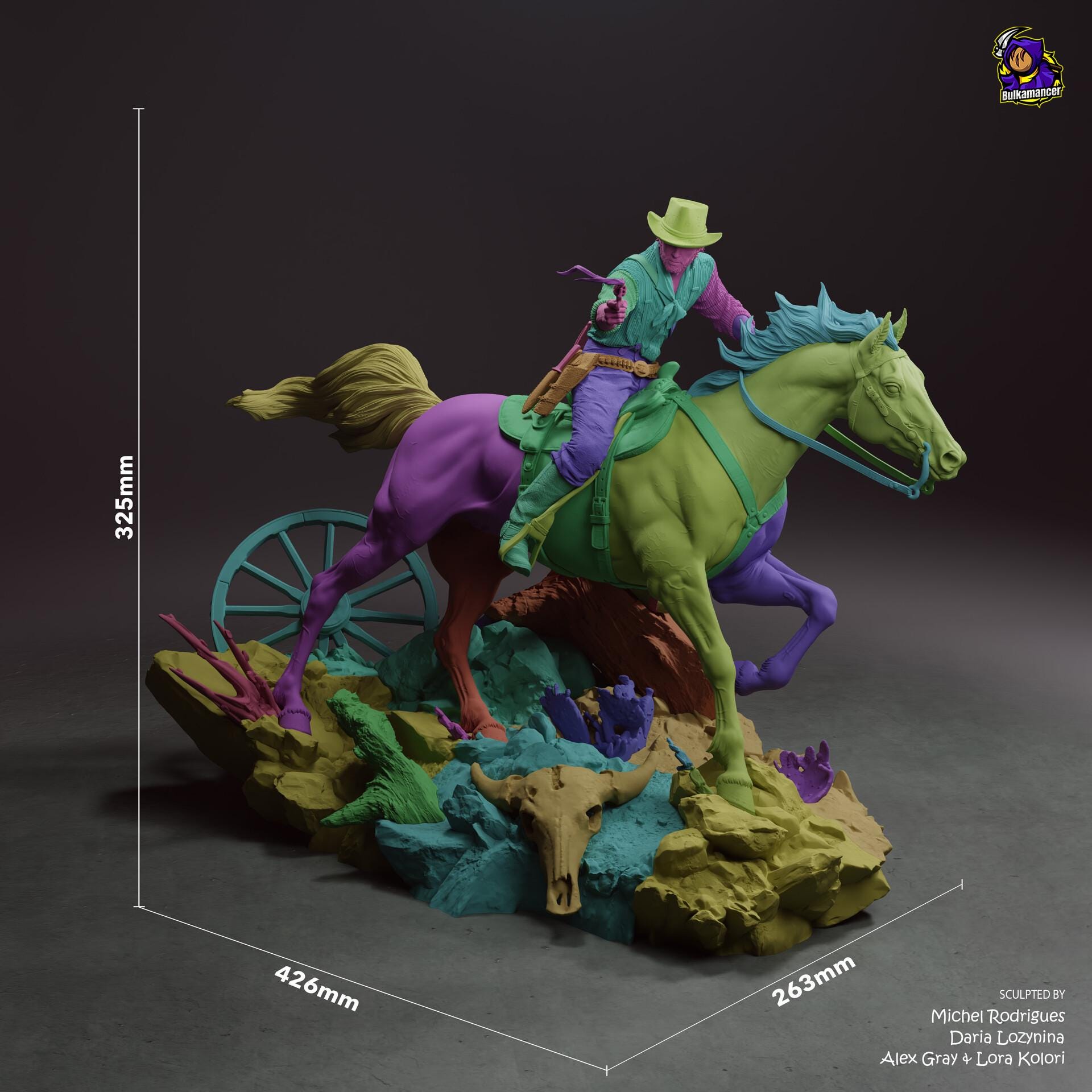 Arthur Morgan resin figure, Hand Painted Statue, 32.5 cm (325 mm)