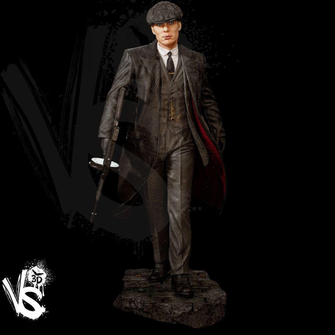Tommy Shelby resin figure Hand Painted Collectible Fan Art Statue