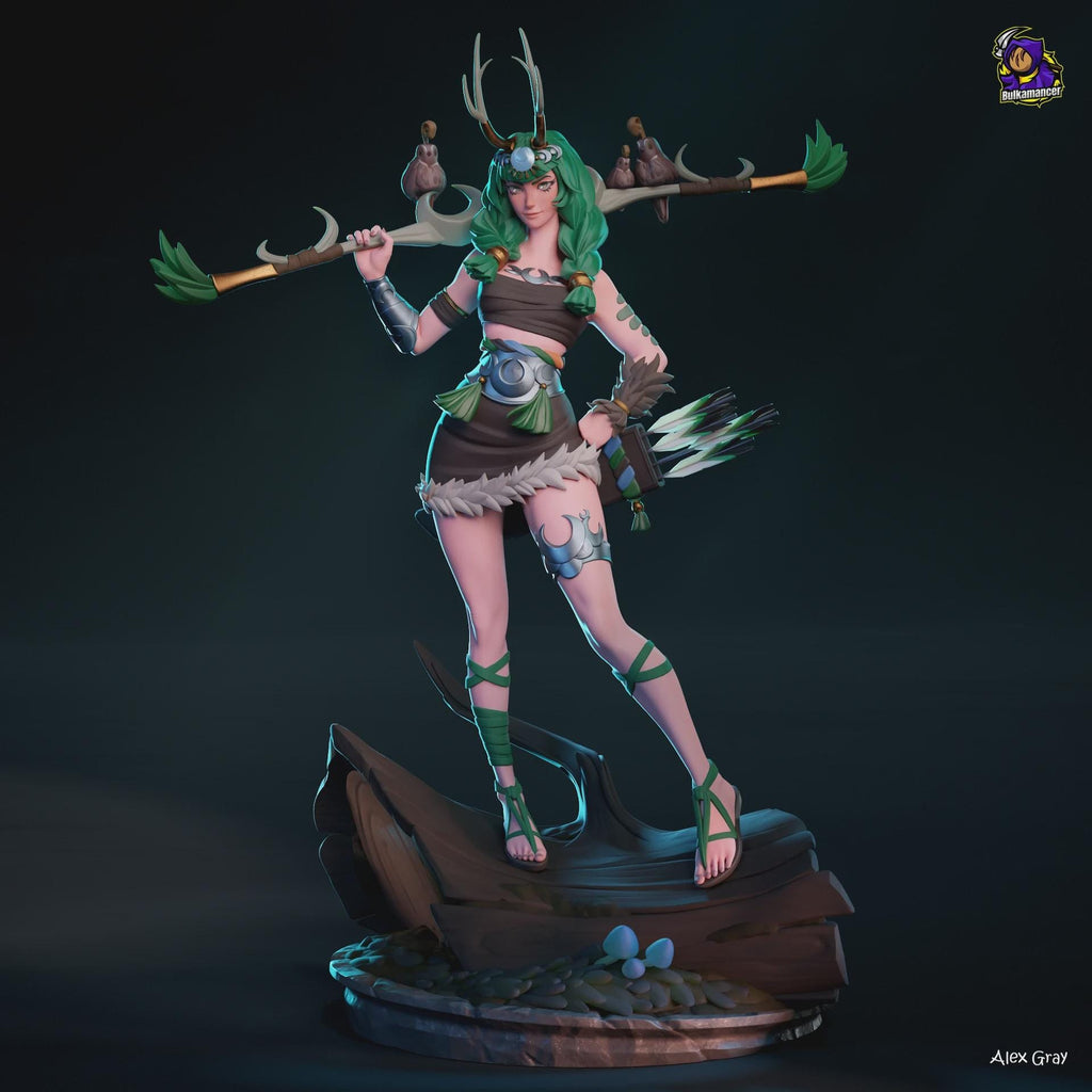 Artemis Resin Figure, Hand Painted Collectible Statue, 28.3 cm (11.14 in)