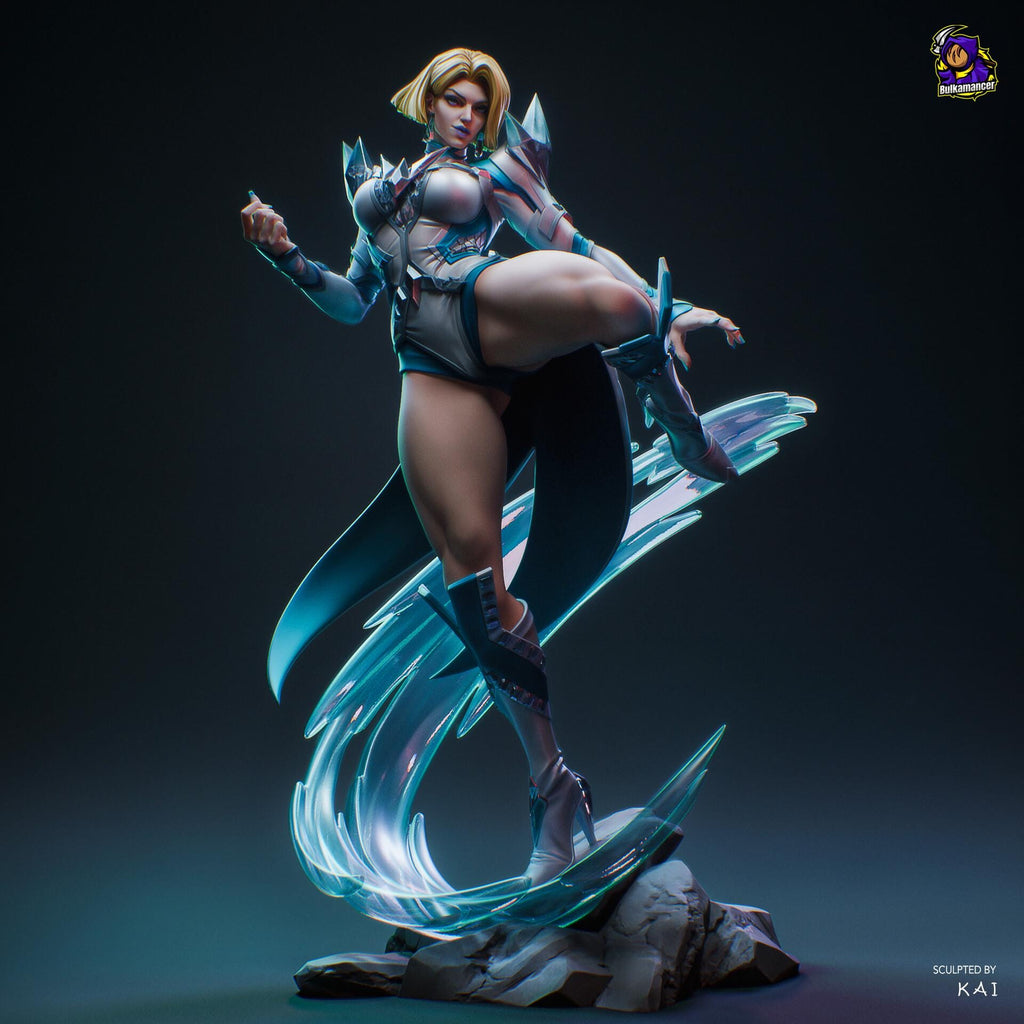 Emma Frost resin figure, Hand Painted Collectible Statue, 25.4 cm (10 in)