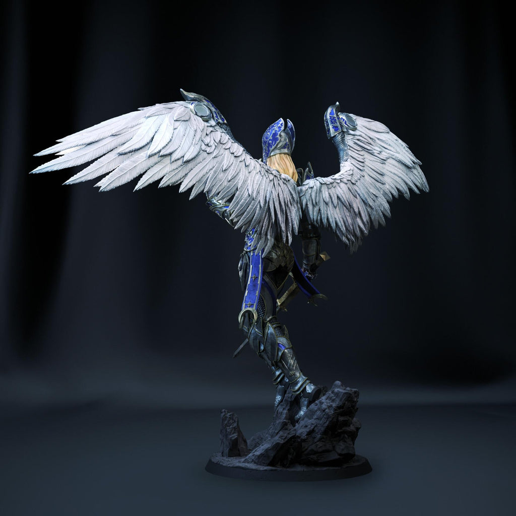 Dame Aylin resin figure, Hand Painted Collectible, 3D Printed Statue