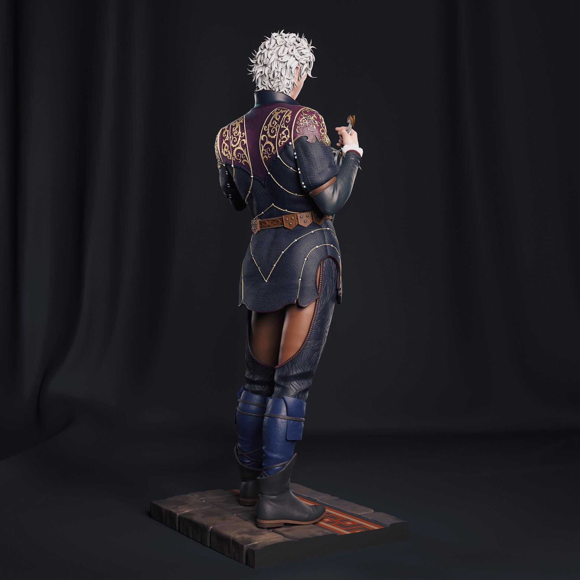 Astarion resin figure, Hand Painted Resin Statue, 24.5 cm (9.65 in)