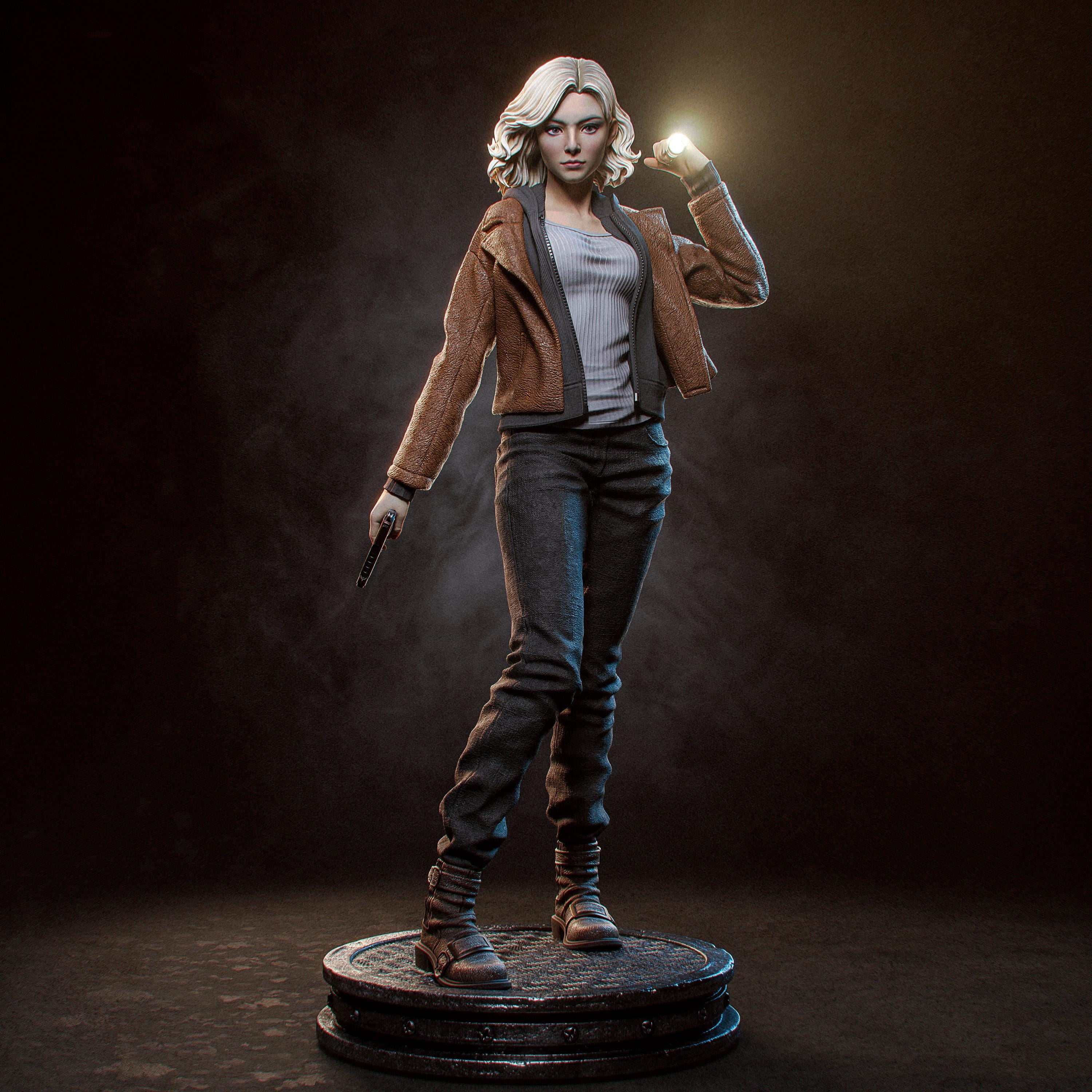 Grace Ashcroft Statue, Resident Evil Requiem Resin Figure, Hand Painted