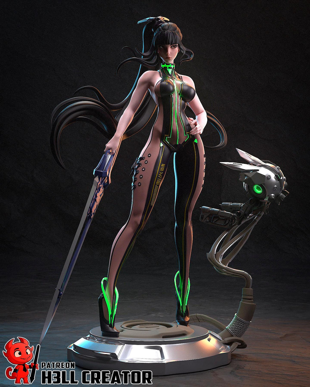 EVE resin statue - Hand Painted Collectible Figure, 19.7 cm (7.8 in)