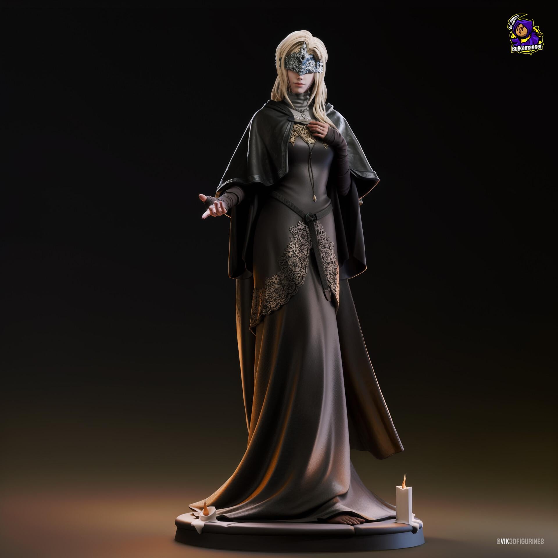 Fire Keeper Resin Figure, Dark Souls Resin Statue, Hand Painted, 23.5cm