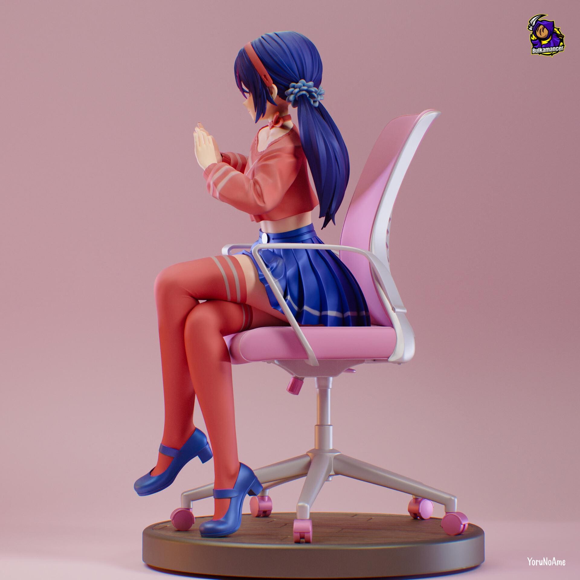 Mita MiSide Resin Figure, Hand Painted Collectible Figure, 17.6 cm (6.93 in)