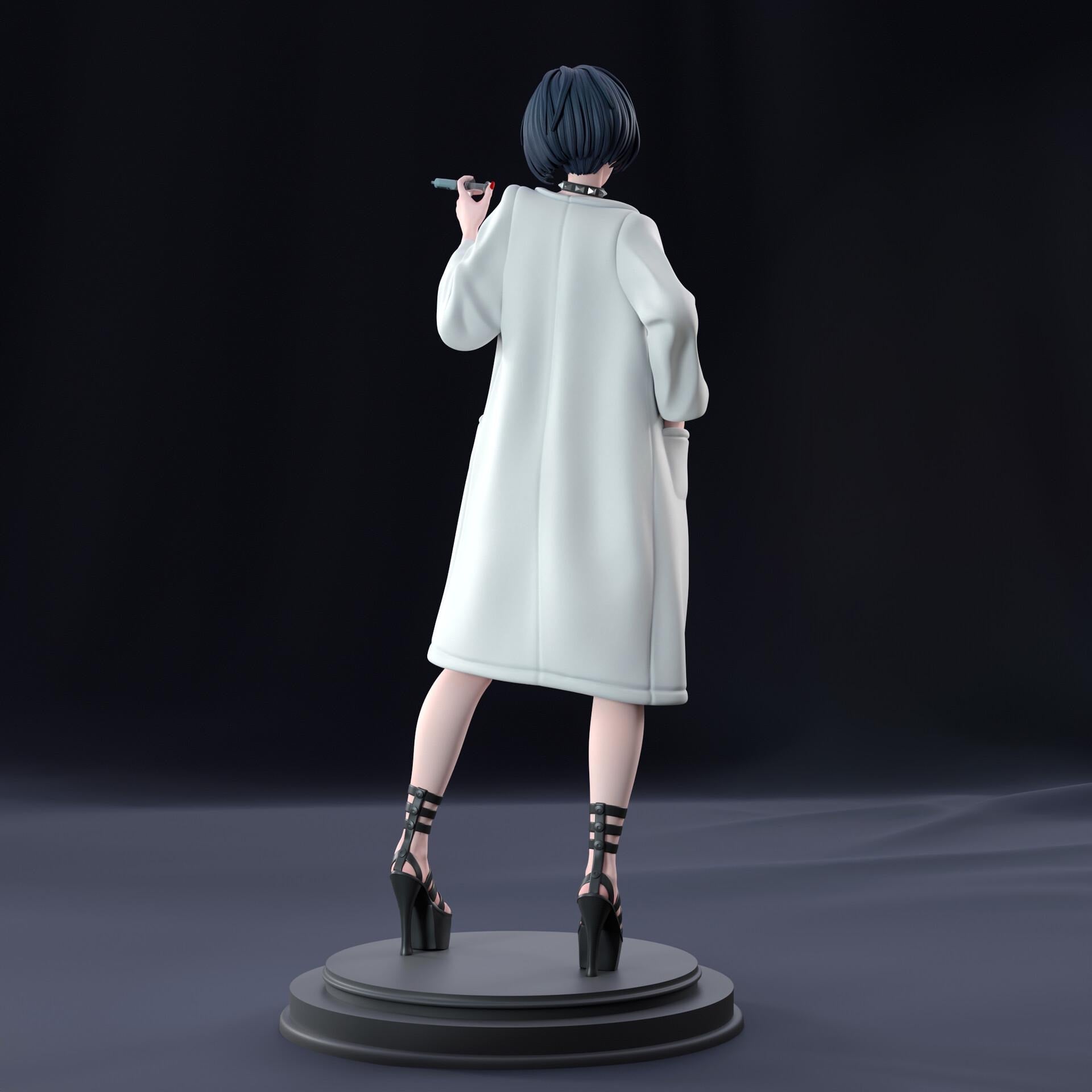 Tae Takemi Figure, Persona 5 Resin Statue, Hand Painted, 230 mm, 9.06 in