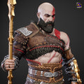 Kratos Resin Figure, Hand Painted Collectible Statue, 31.3 cm (8.4 in)