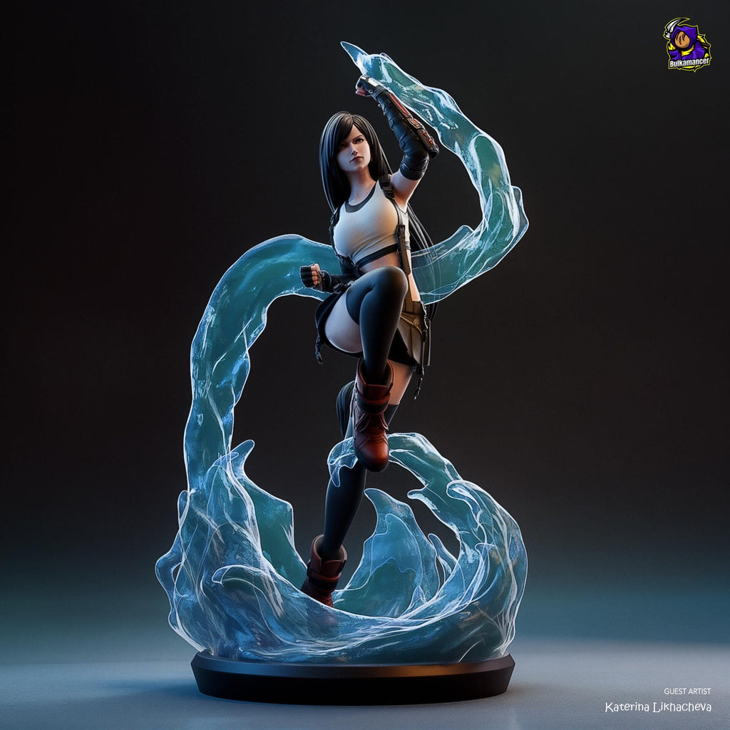 Tifa Lockhart resin figure, Hand Painted Collectible Statue, 25.3 cm (9.96 in)