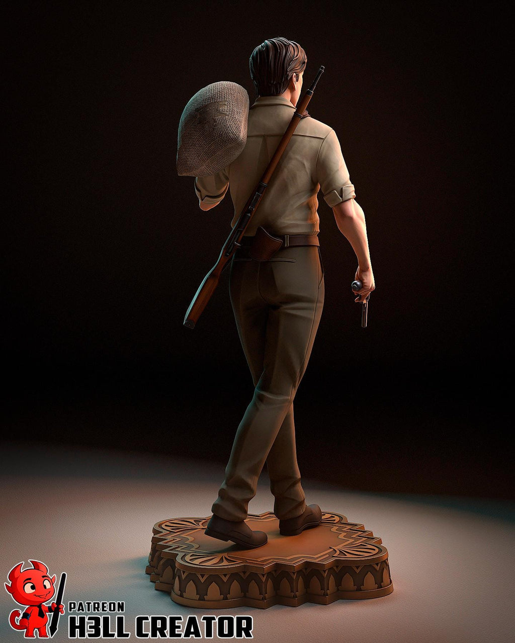 Enzo Favara Resin Statue, Hand Painted Collectible Figure, 161 mm (6.3 in)