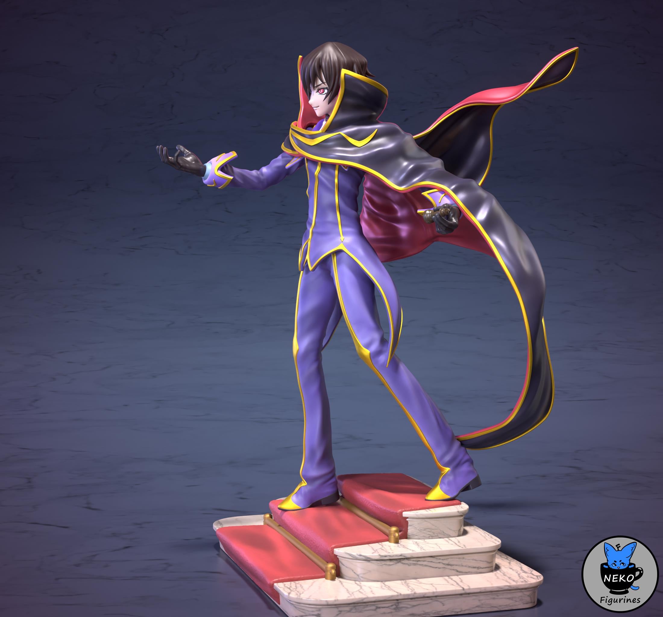 Lelouch Resin Statue, Hand Painted Collectible Figure, 21.3 cm (8.4 in)
