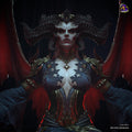 Lilith resin figure, Hand Painted Collectible Statue, Dark Fantasy