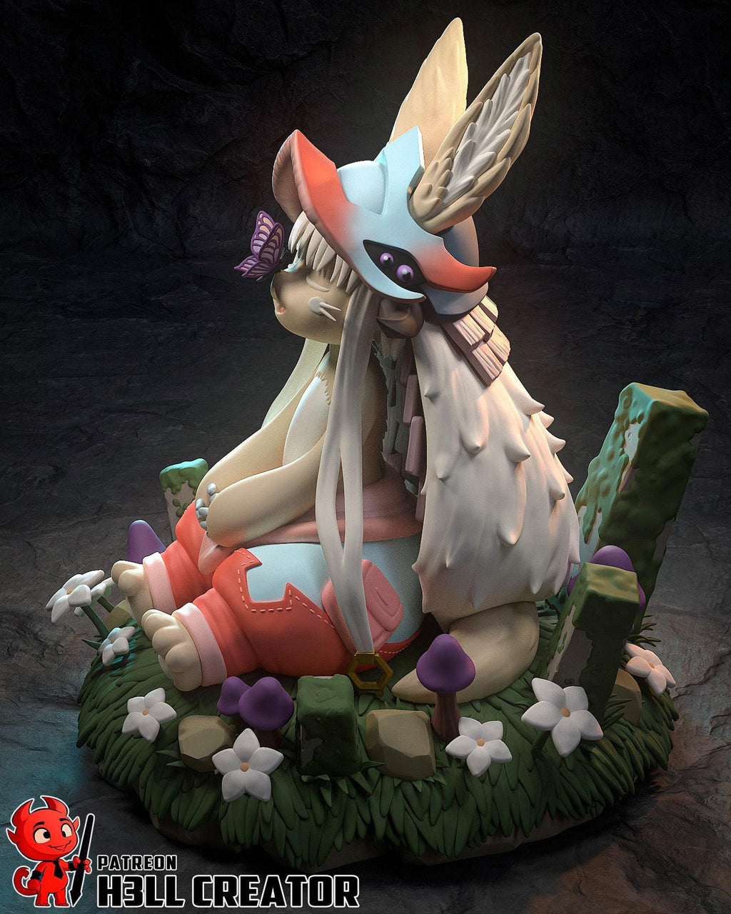 Nanachi resin statue, Hand Painted Collectible Figure, 146 mm (5.7 in)
