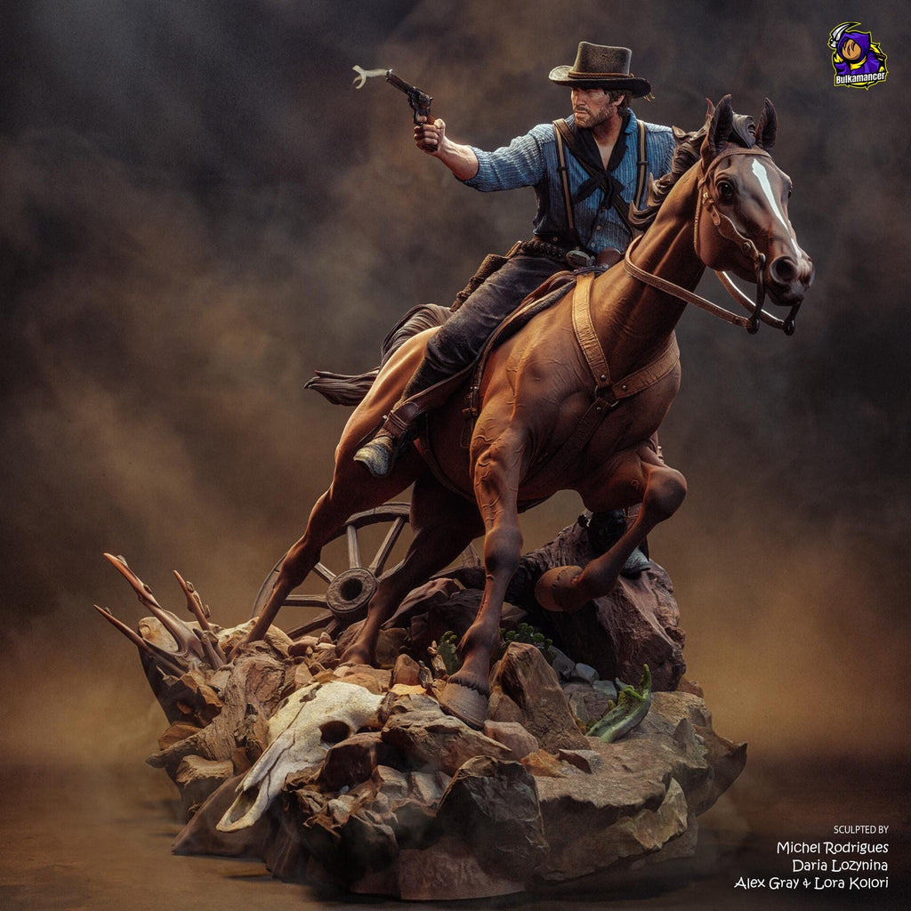 Arthur Morgan resin figure, Hand Painted Statue, 32.5 cm (325 mm)