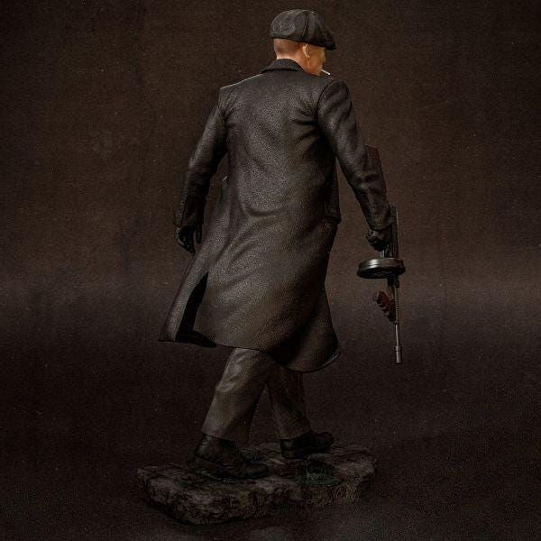 Tommy Shelby resin figure Hand Painted Collectible Fan Art Statue