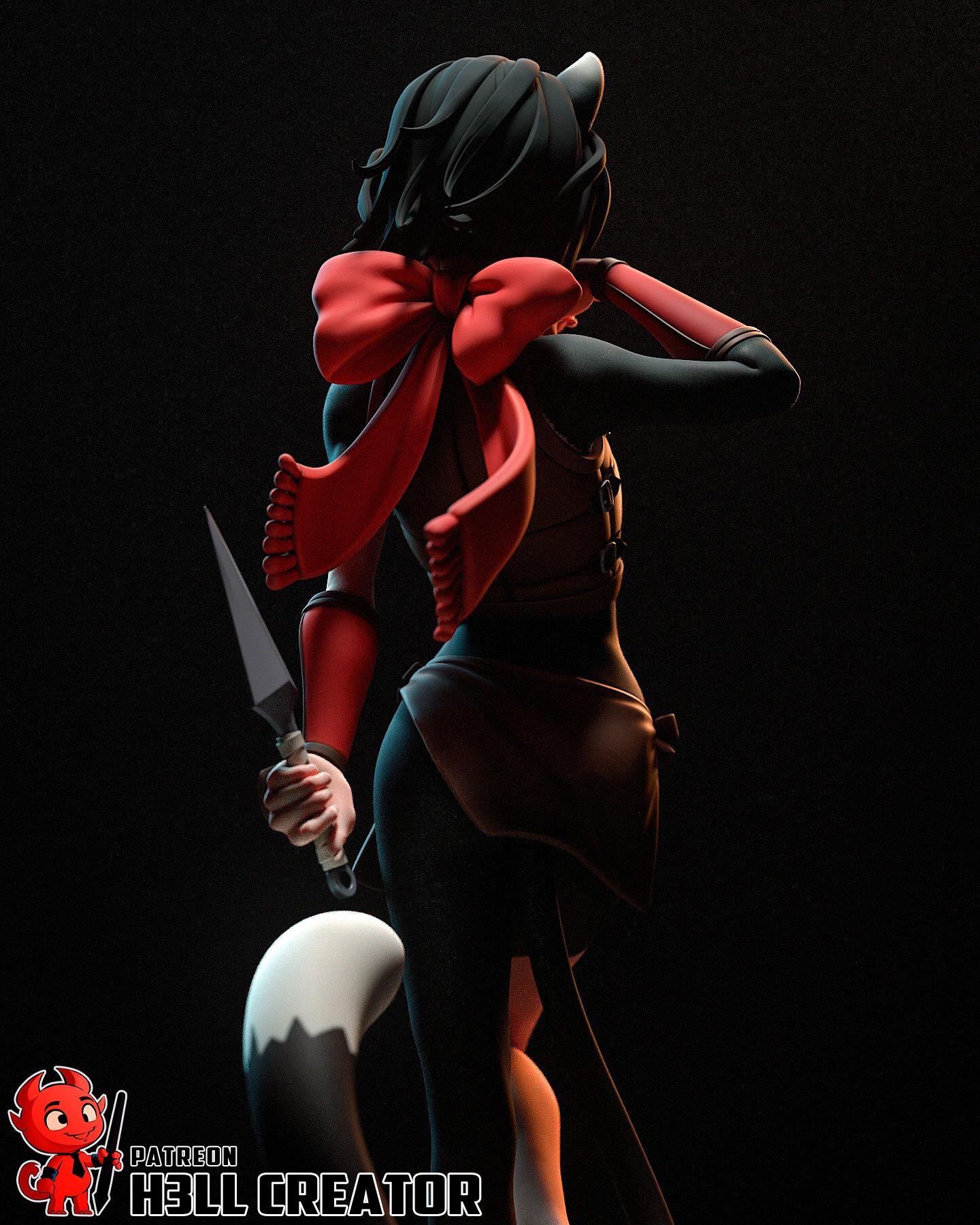 Izutsumi Resin Statue, Hand Painted Collectible Figure, 170 mm (6.7 in)