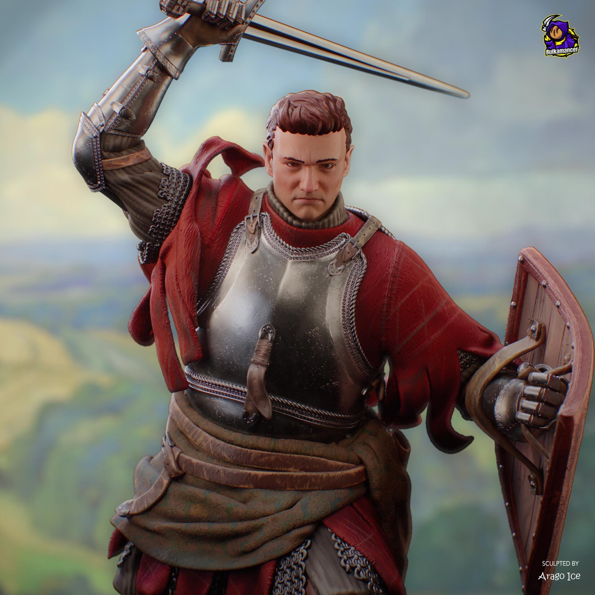Henry Of Skalitz Figure, Resin Statue, Hand Painted, 25.8 cm (10.16 in)