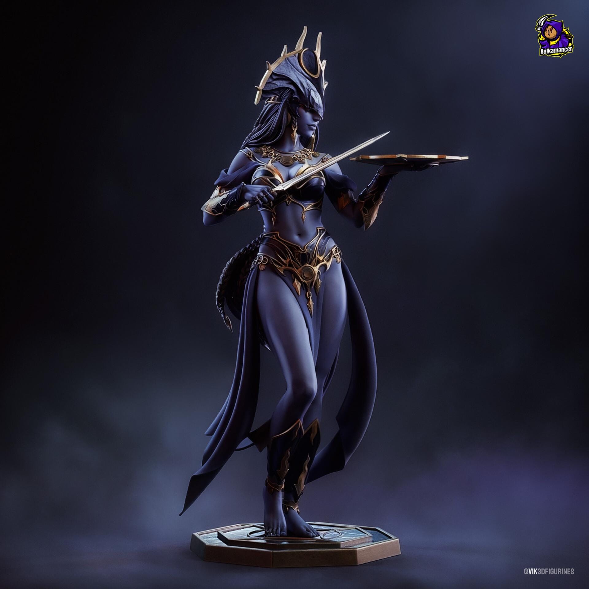 Shar Resin Figure, Hand Painted Or Unpainted Resin Statue, 24.1 cm (9.49 in)