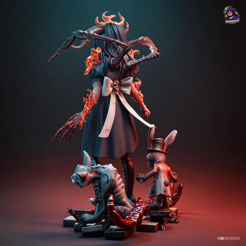 Alice Madness Returns Figure, Resin Statue, Hand Painted, 20 cm (7.87 in)