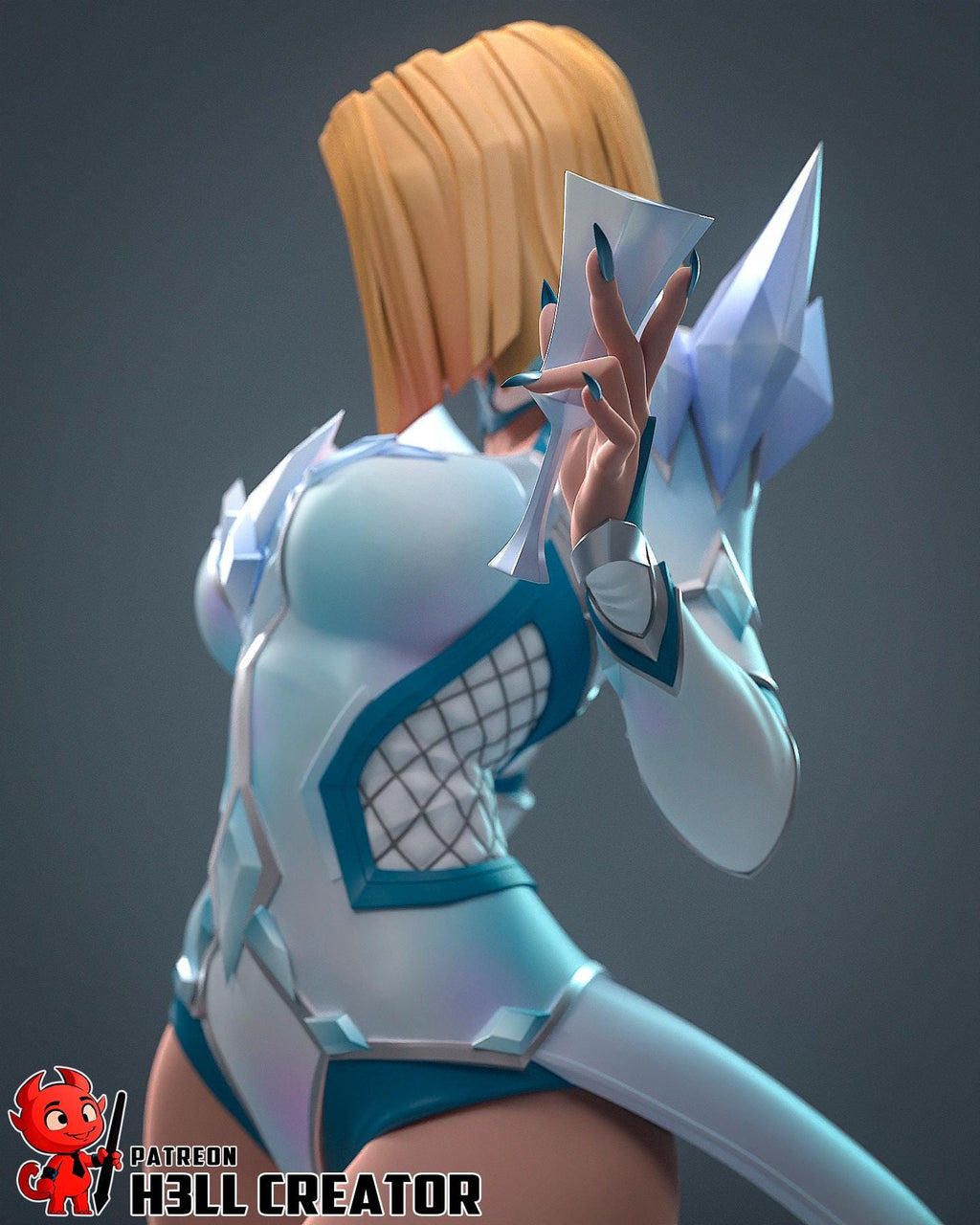 Emma Frost Statue, Resin Statue, Hand Painted Figure, 183 mm (7.2 in)