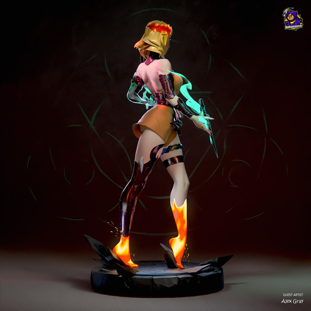 Melinoe resin figure, Hand Painted Resin Statue, 22 cm (8.66 in)