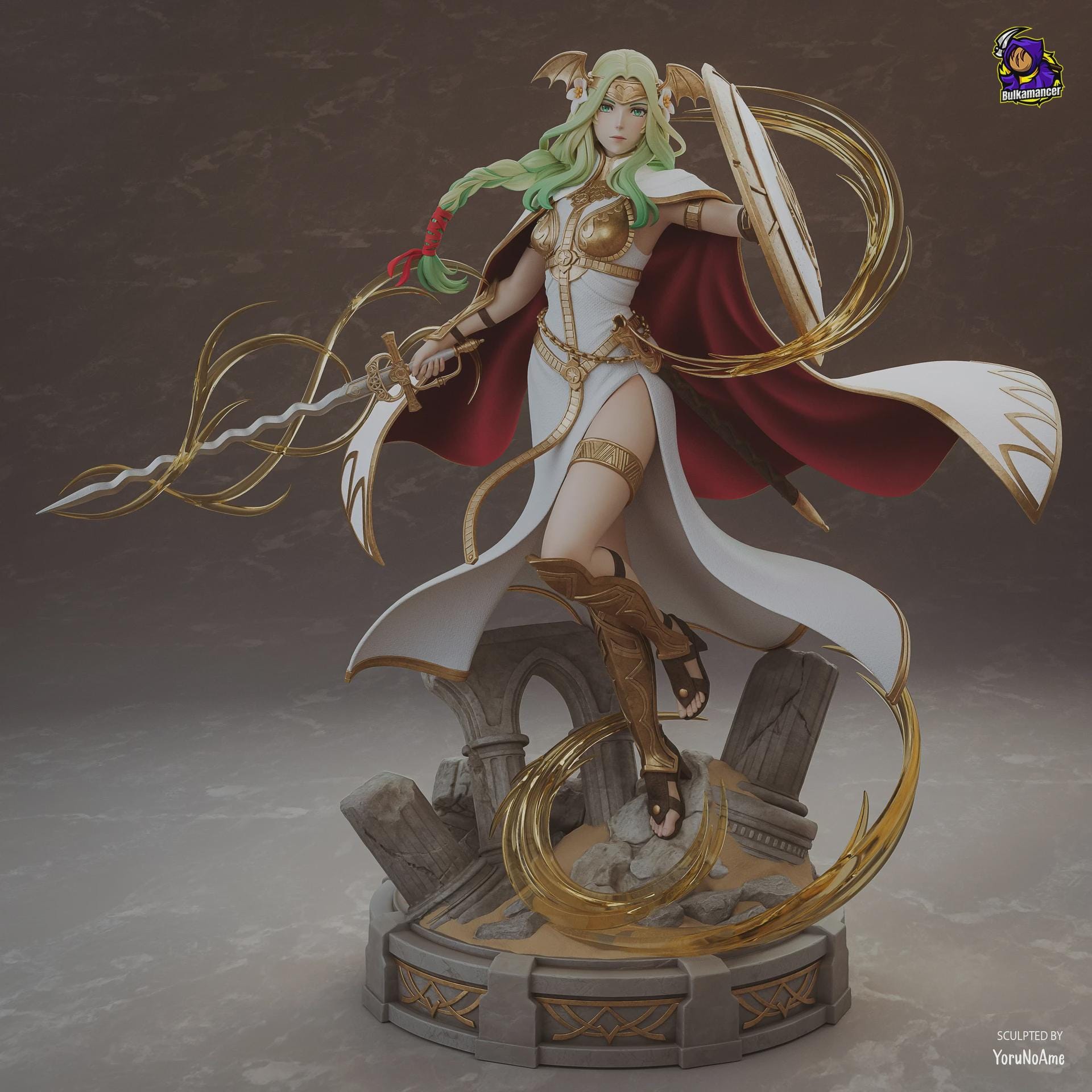 Seiros Resin Figure, Resin Statue, Hand Painted Collectible Model