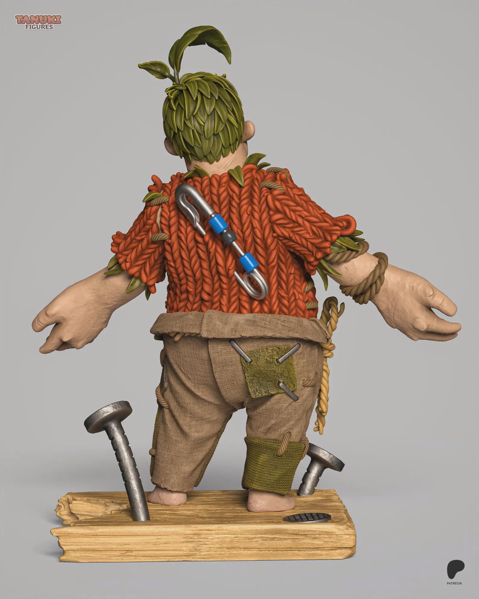 Cody resin statue, Hand Painted Collectible Figure, Display Piece