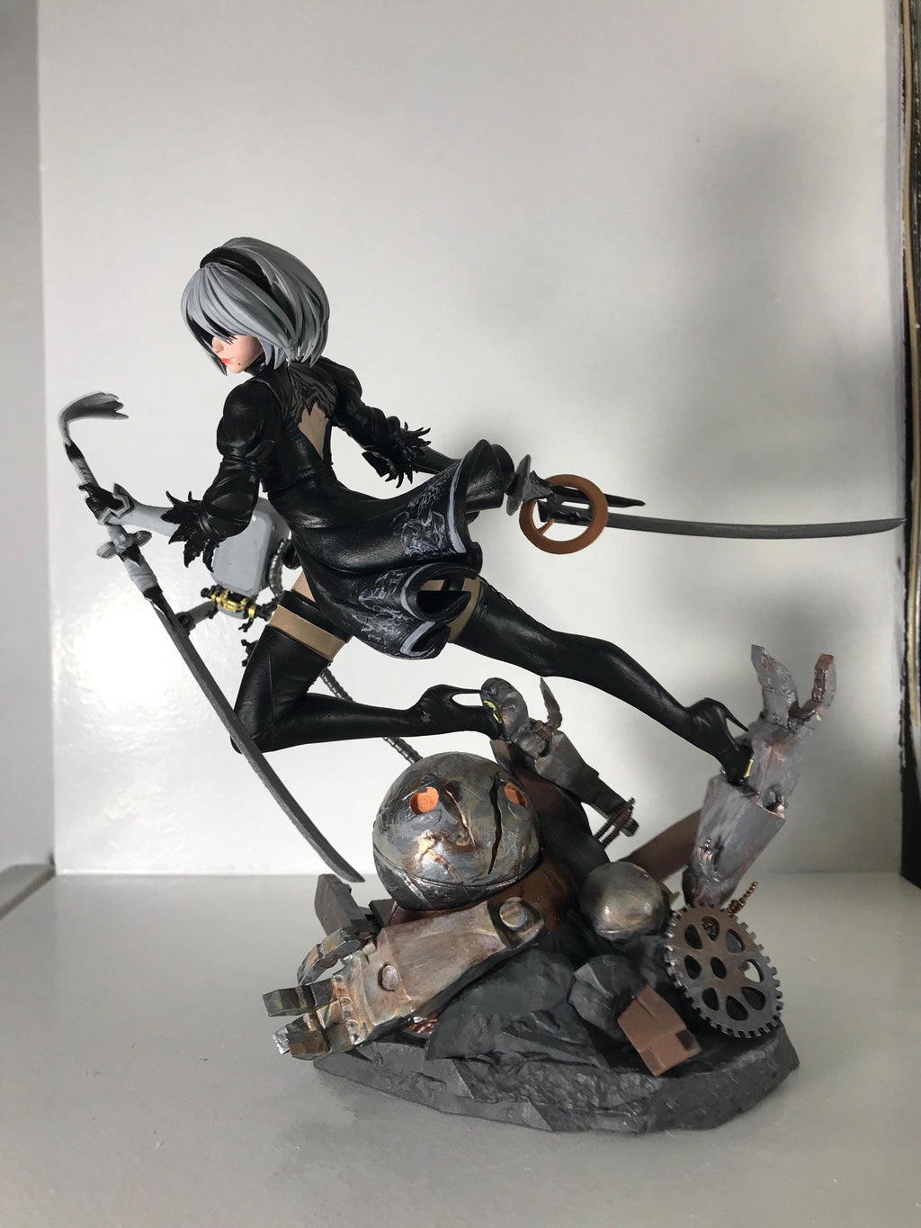 2B NieR Automata figure, Resin Statue, Hand Painted, 21.9 cm (8.6 in)