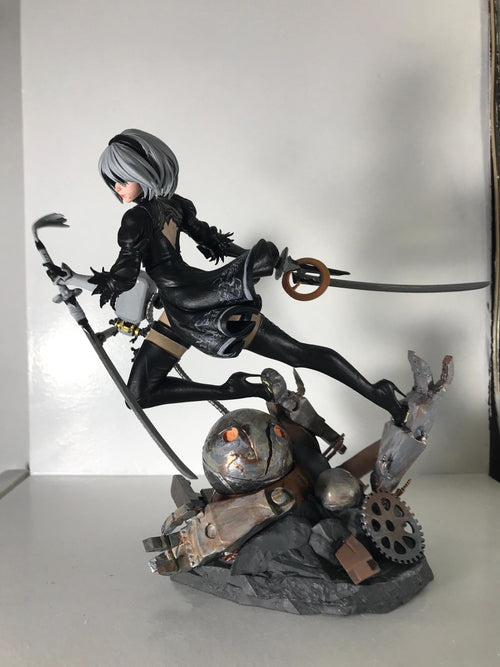 2B NieR Automata figure, Resin Statue, Hand Painted, 21.9 cm (8.6 in)