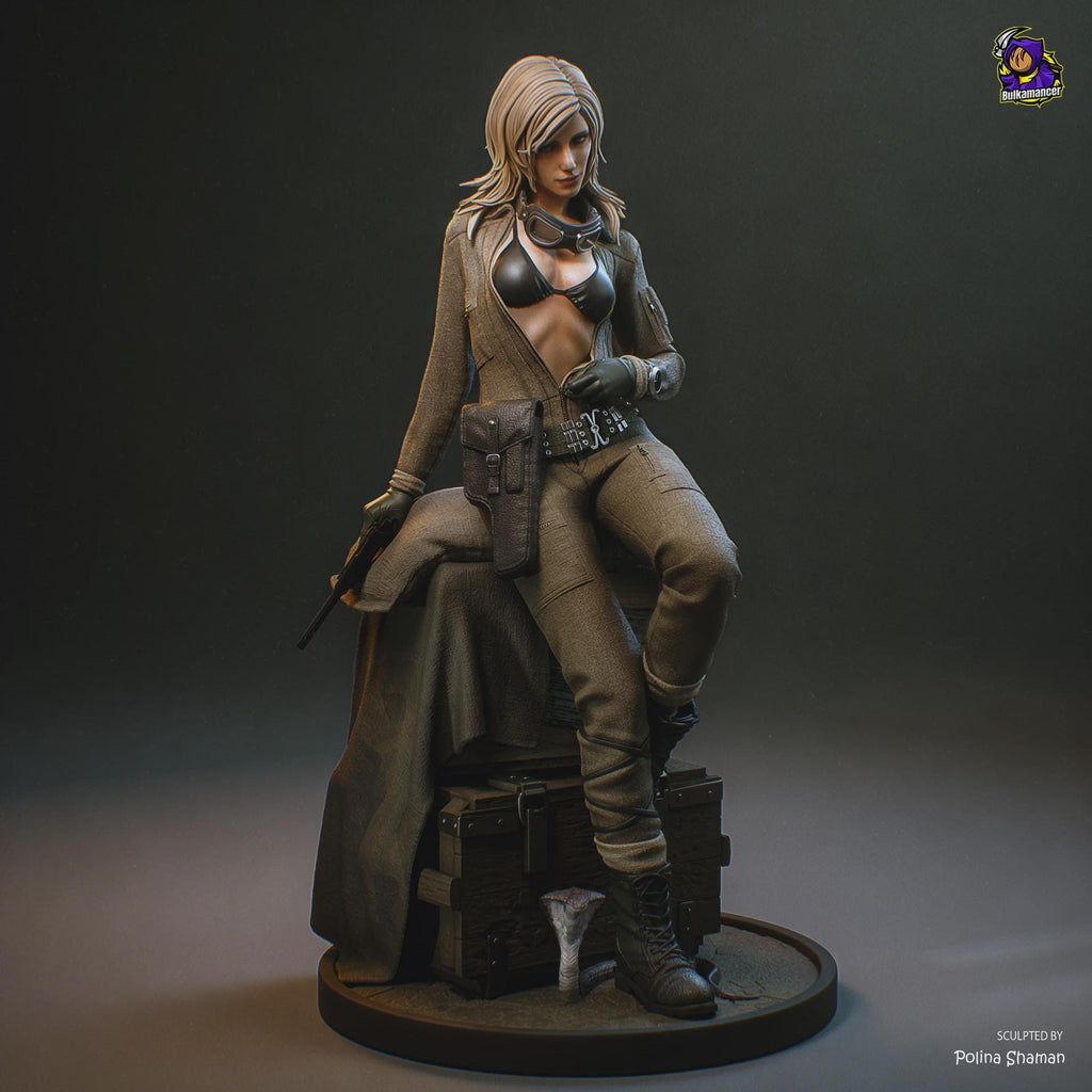 EVA Metal Gear Solid Figure, Resin Statue, Hand Painted, 22.7 cm (8.94 in)