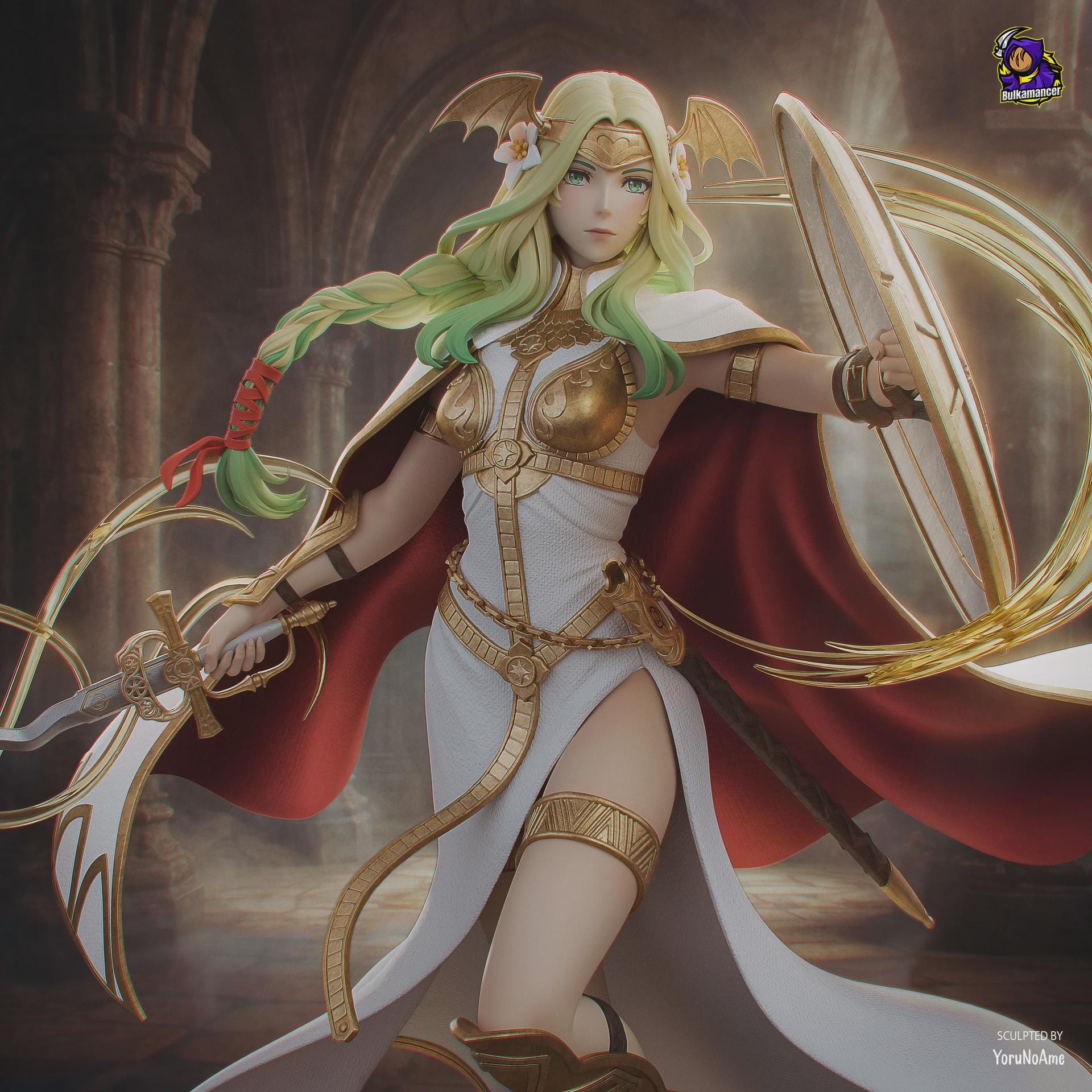 Seiros Resin Figure, Resin Statue, Hand Painted Collectible Model