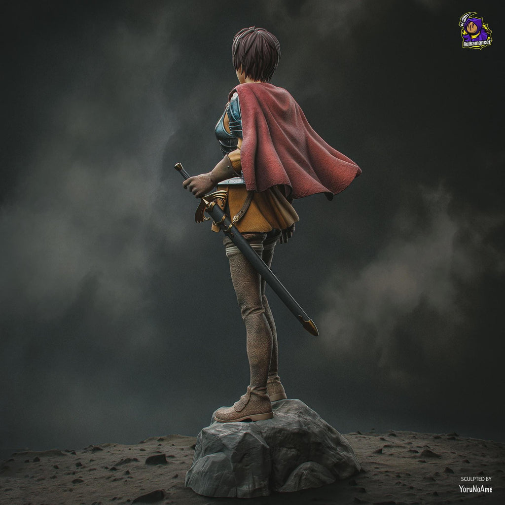 Casca Resin Figure, Hand Painted Collectible Statue, 24.3 cm (243 mm)