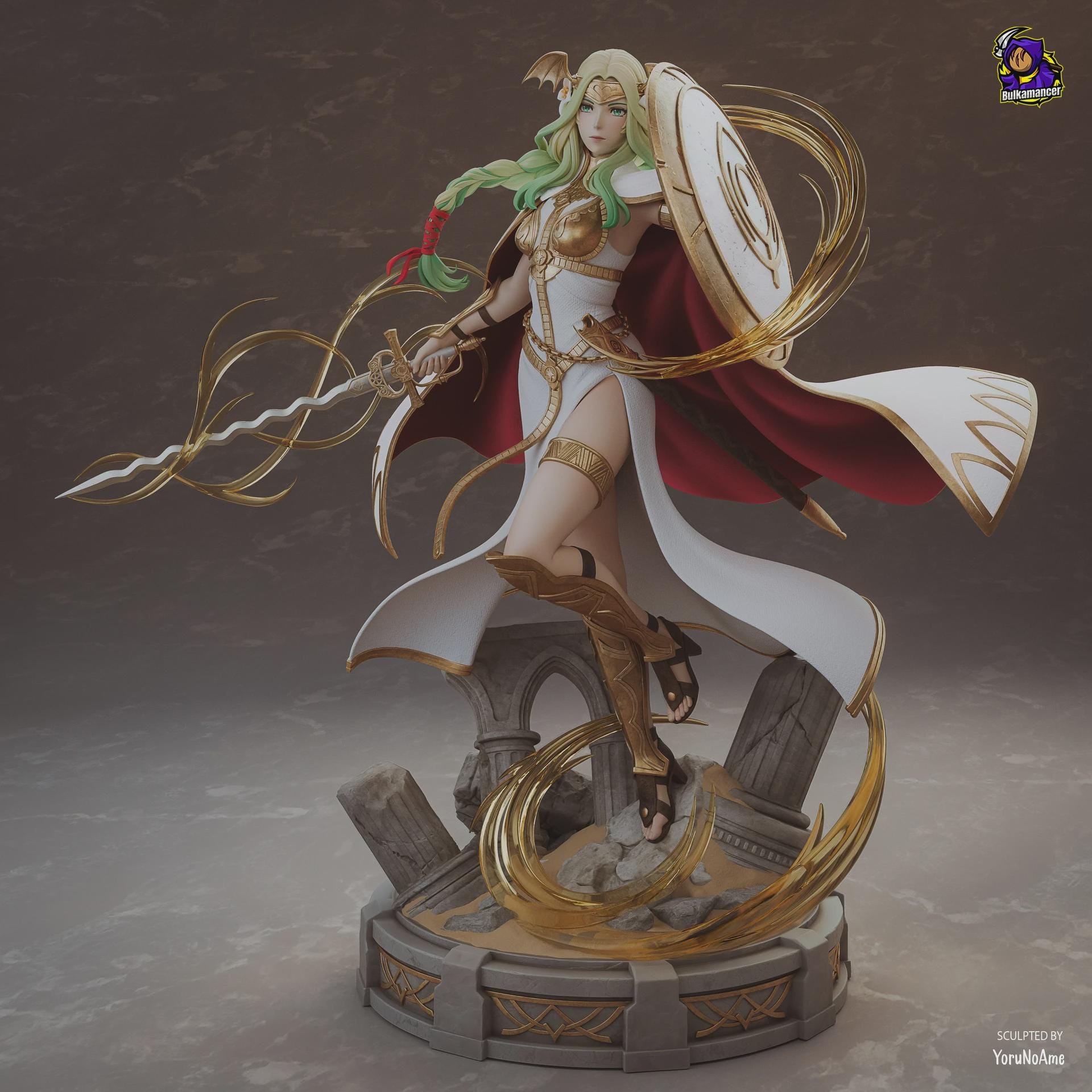 Seiros Resin Figure, Resin Statue, Hand Painted Collectible Model