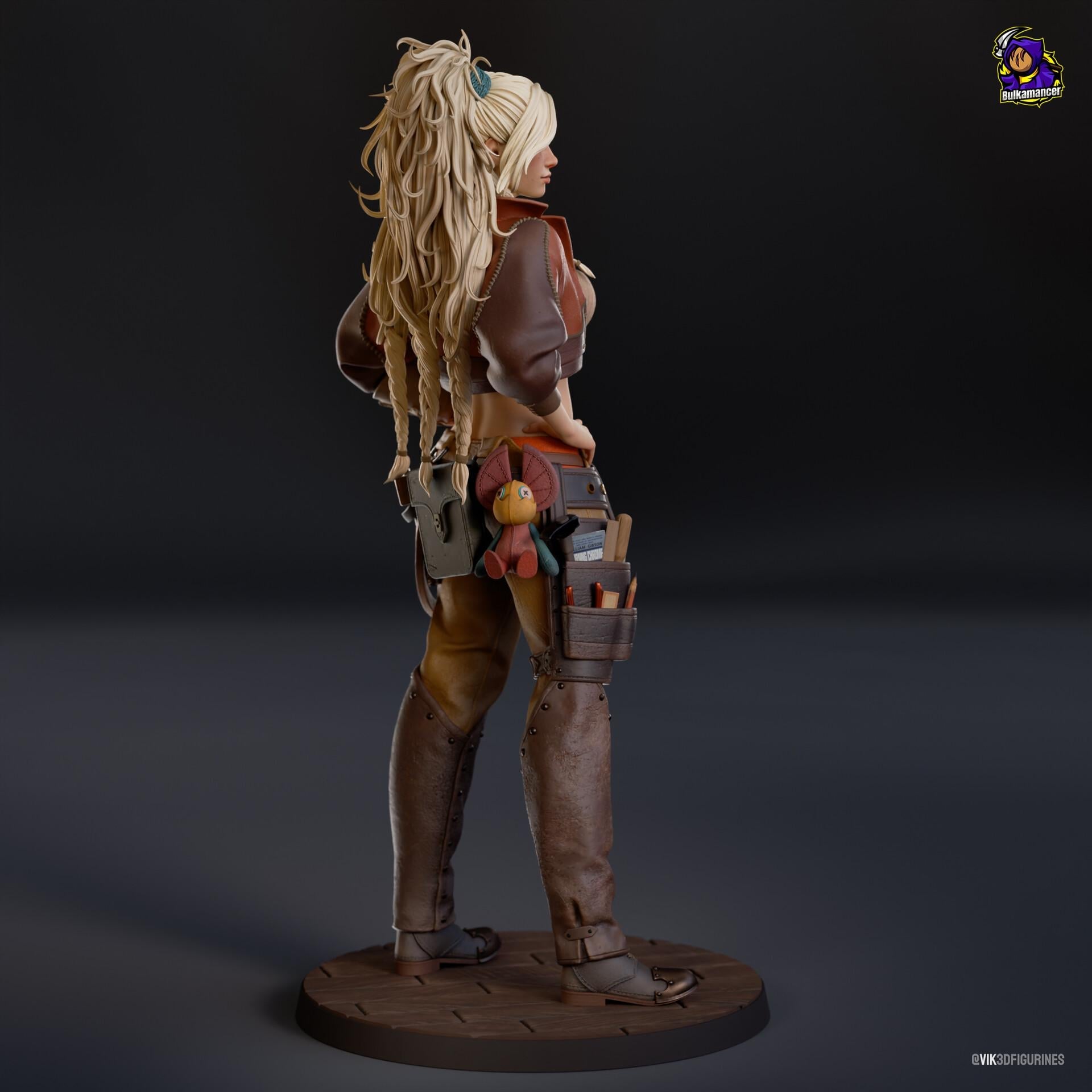 Gemma resin figure, Hand Painted Collectible Statue, 21.5 cm (8.46 in)