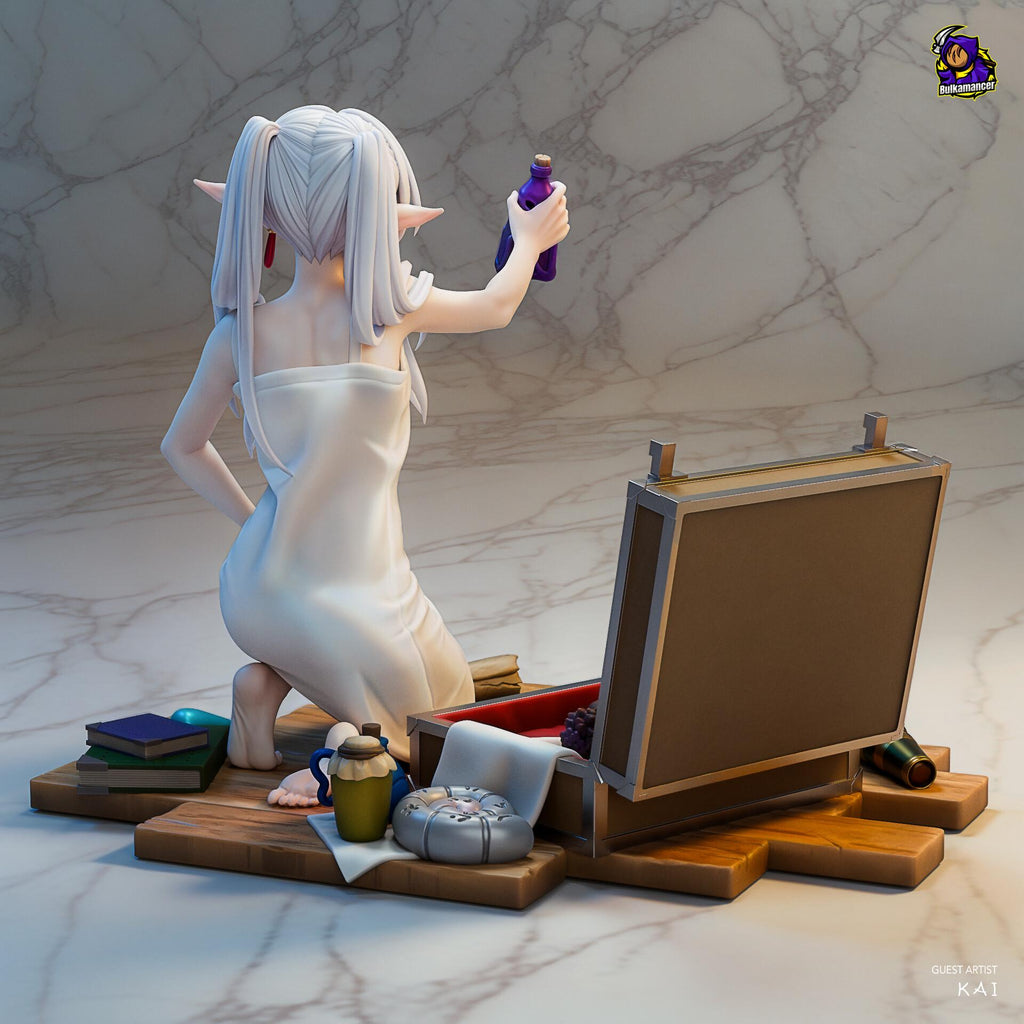 Frieren Resin Figure, Hand Painted Collectible Statue, 13.3 cm (5.24 in)