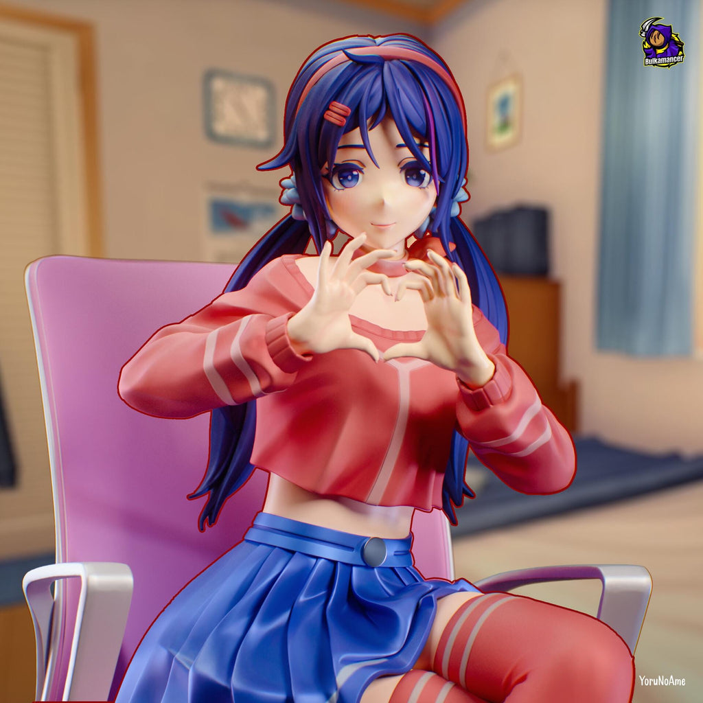 Mita MiSide Resin Figure, Hand Painted Collectible Figure, 17.6 cm (6.93 in)