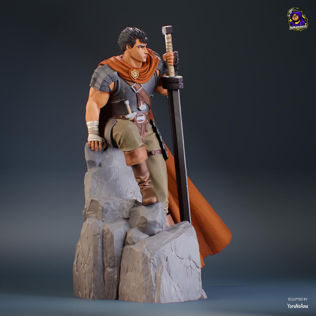 Guts Berserk Figure, Resin Statue, Hand Painted Collectible, 26.3 cm (10.35 in)