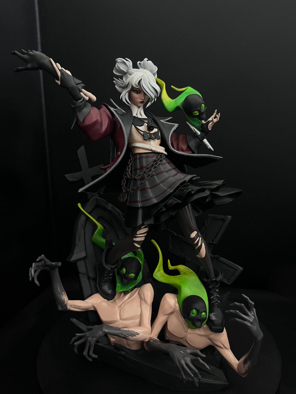 Graves Resin Figure, Hand Painted Collectible Statue, Fan Art Piece