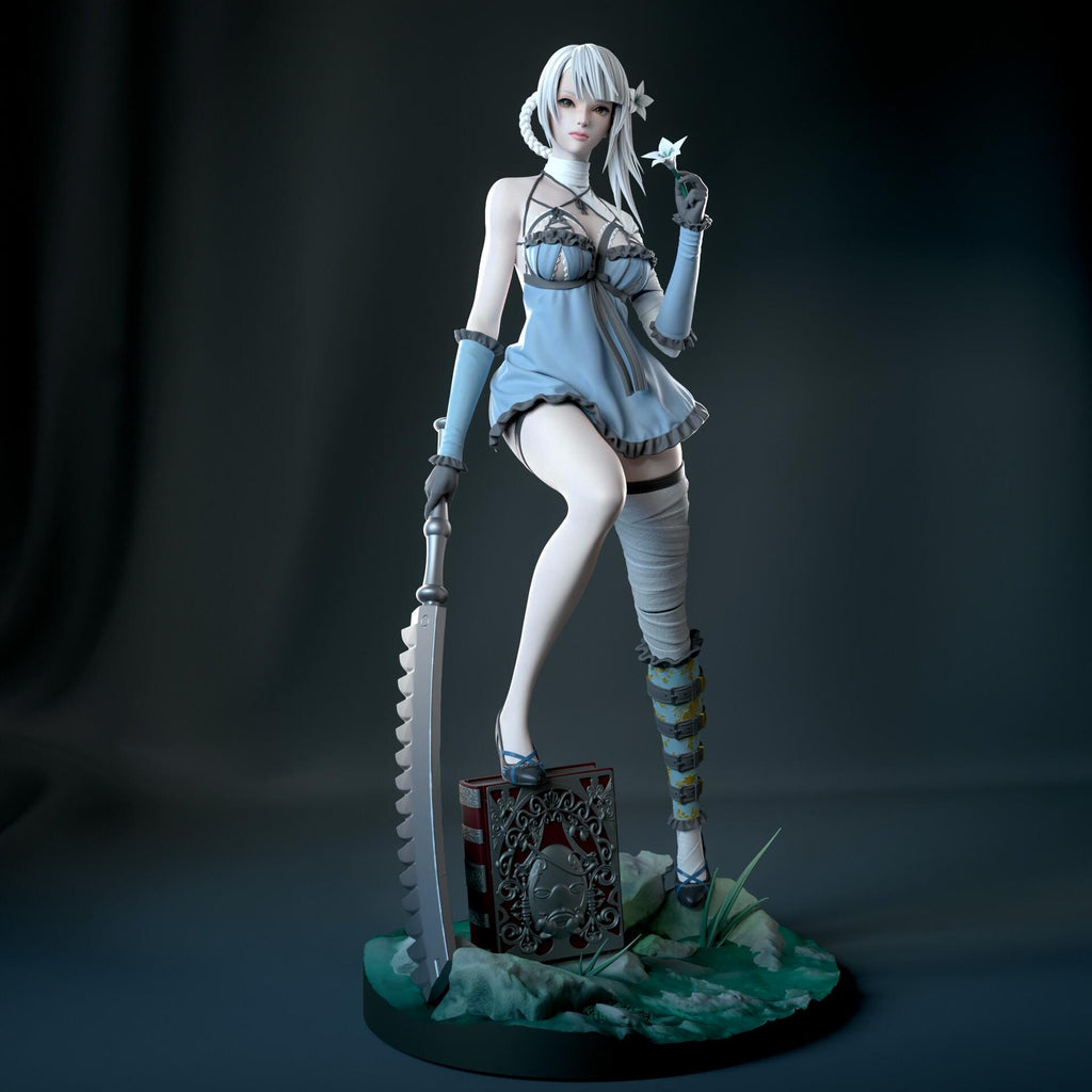 Kaine NieR Replicant Figure, Resin Statue, Hand Painted, 21.3 cm (8.39 in)
