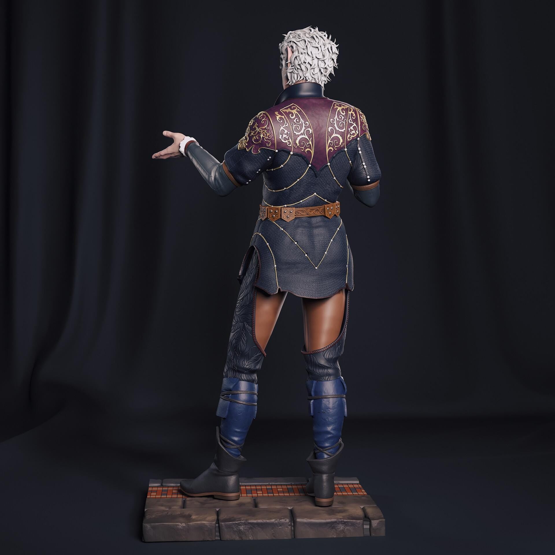 Astarion resin figure, Hand Painted Resin Statue, 24.5 cm (9.65 in)